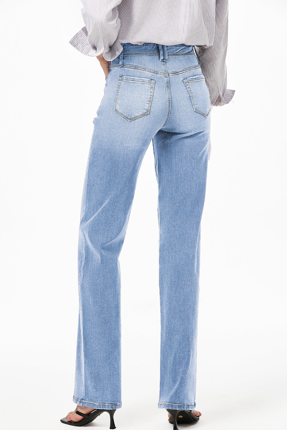 Beau Blue Cropped Jeans