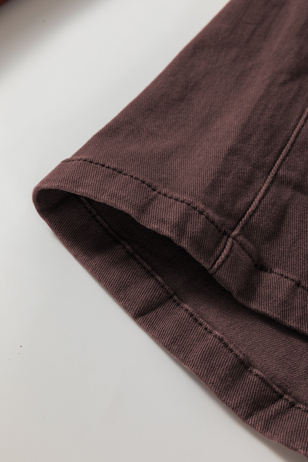 Brown High Waist Straight Leg Jeans