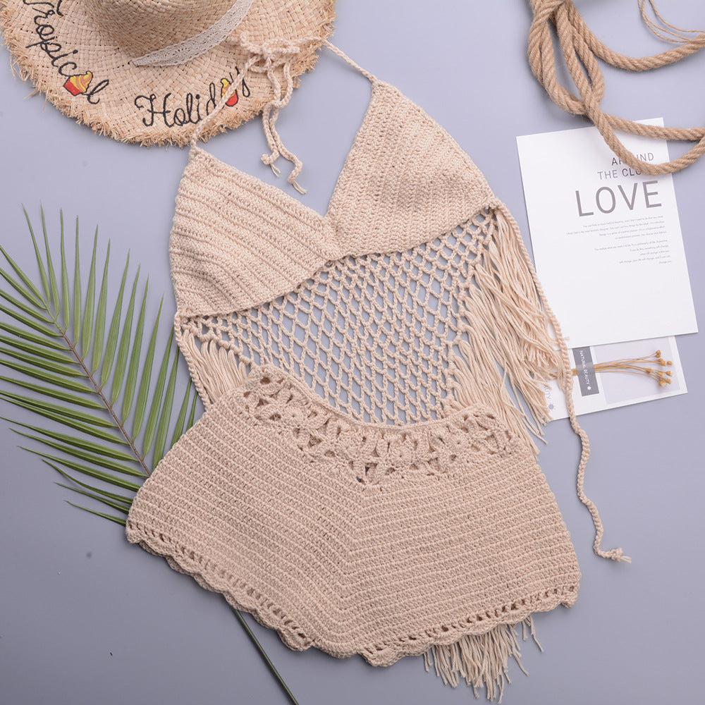 Crochet Tassel 2pc Cover Up Set