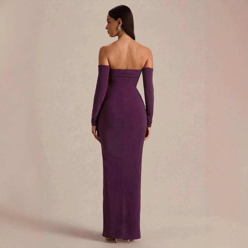 Balandra Strapless Pleated Dress