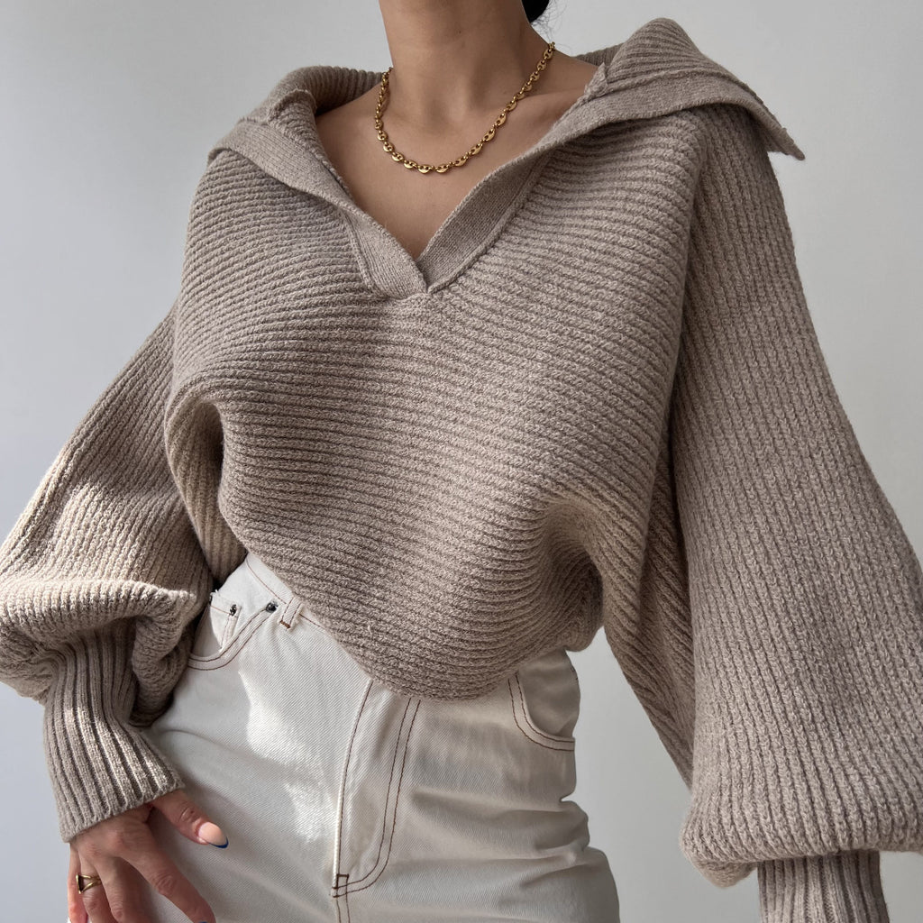 Oslo Knitted Pullover Sweater