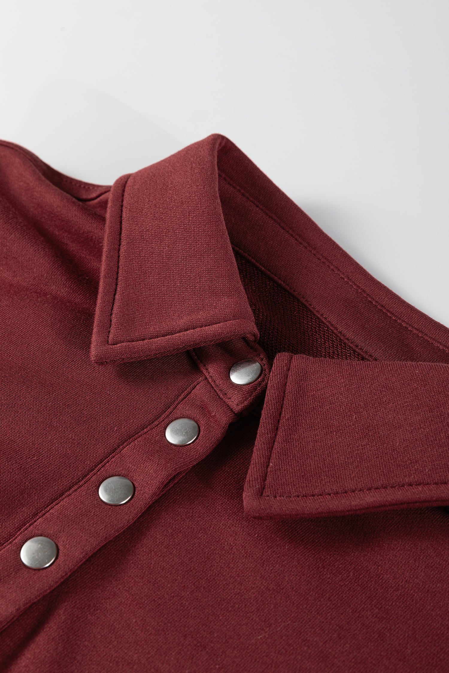 Red Color Block Sweatshirt