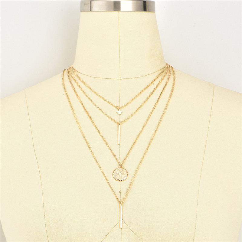 Multi-layer Pendant Necklace