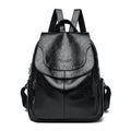 Casual Leather Backpack