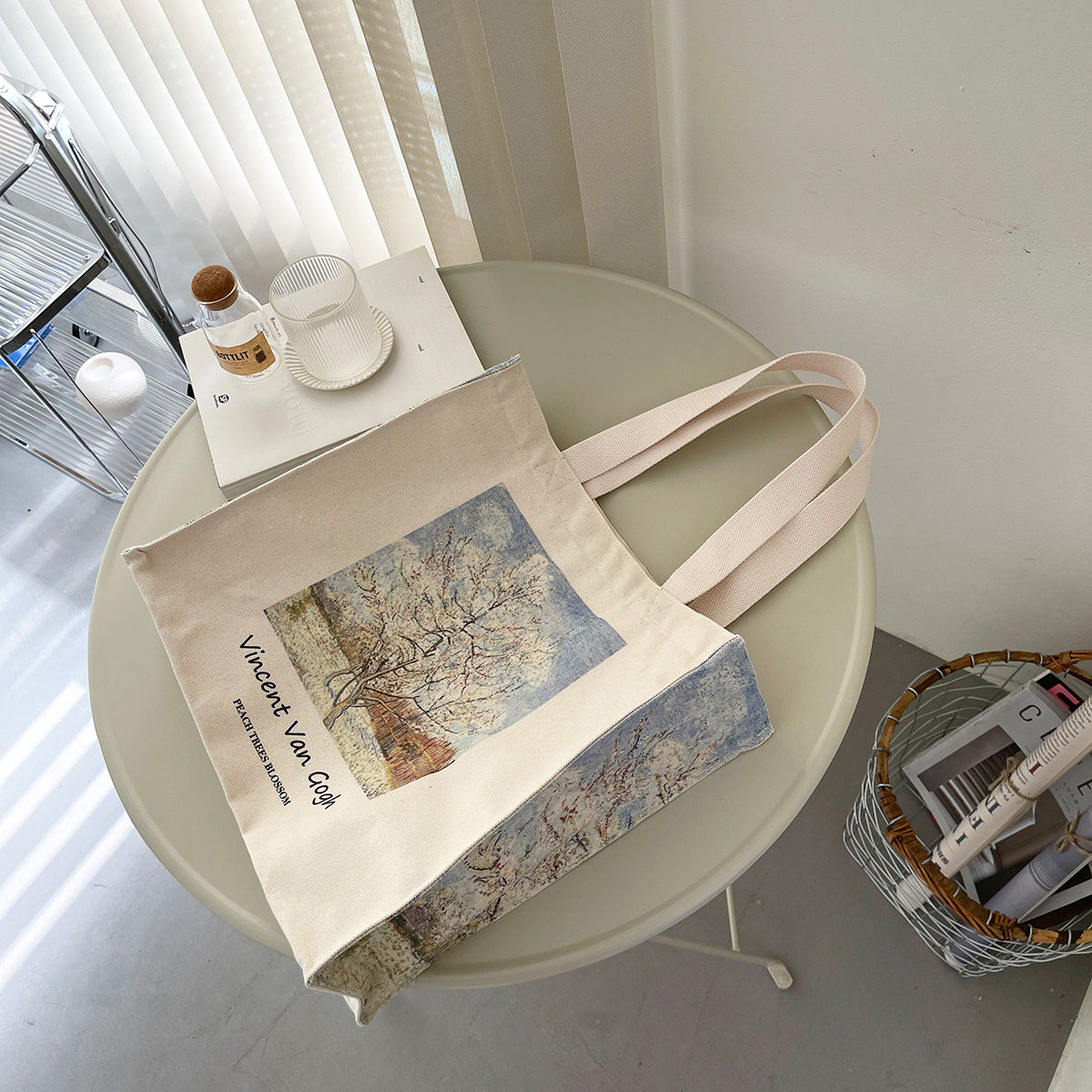 Printed Classic Art Canvas Tote Bag
