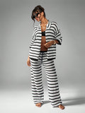 Oia Knitted Beach Pant Set