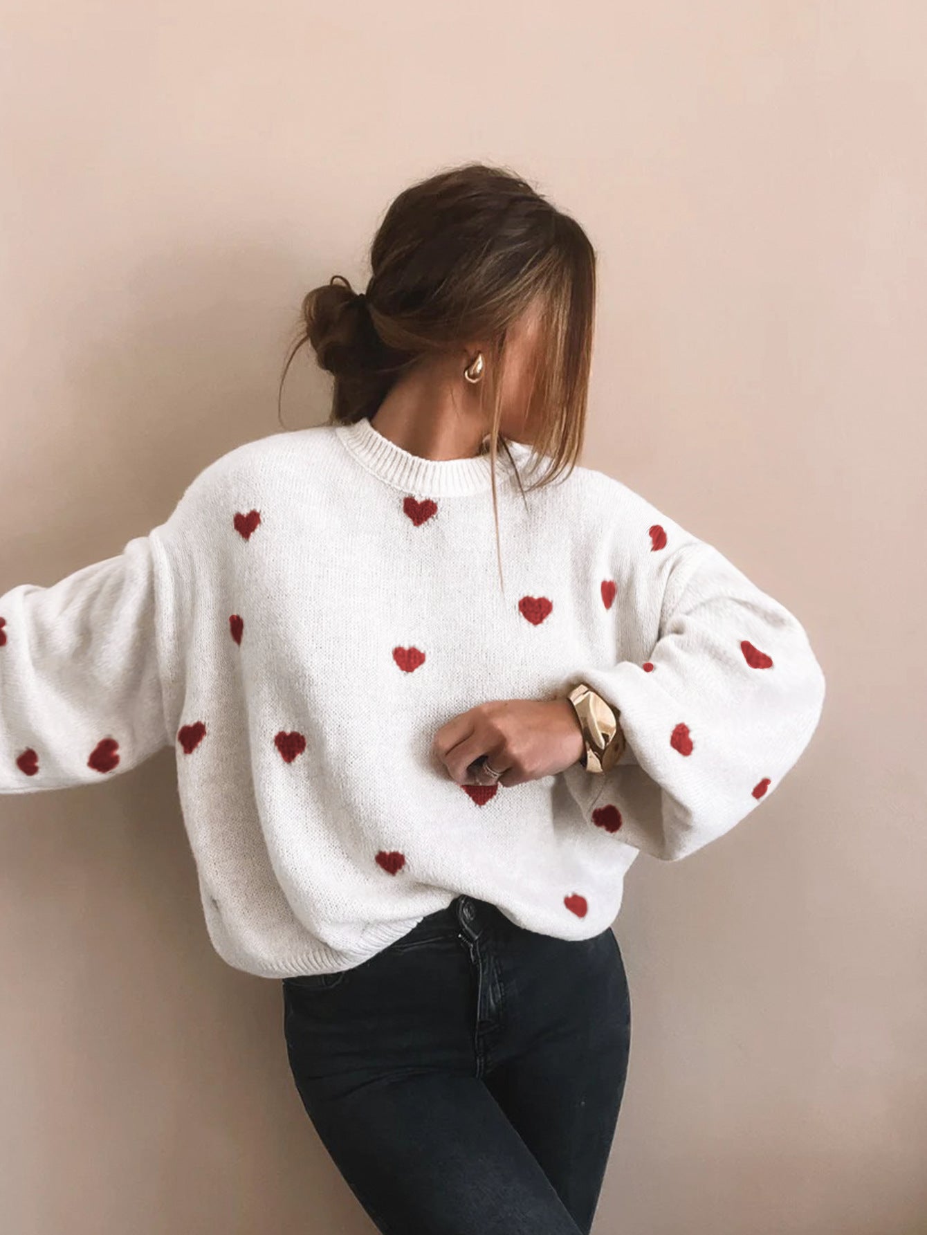 Mini Heart Valentine Sweater