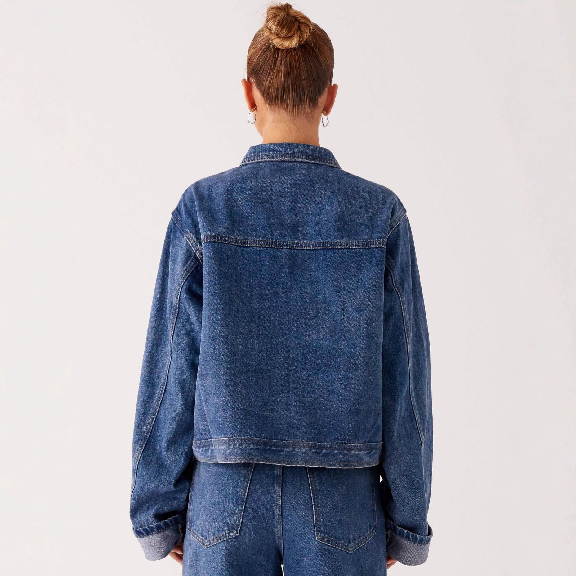 Casual Long Sleeve Denim Jacket