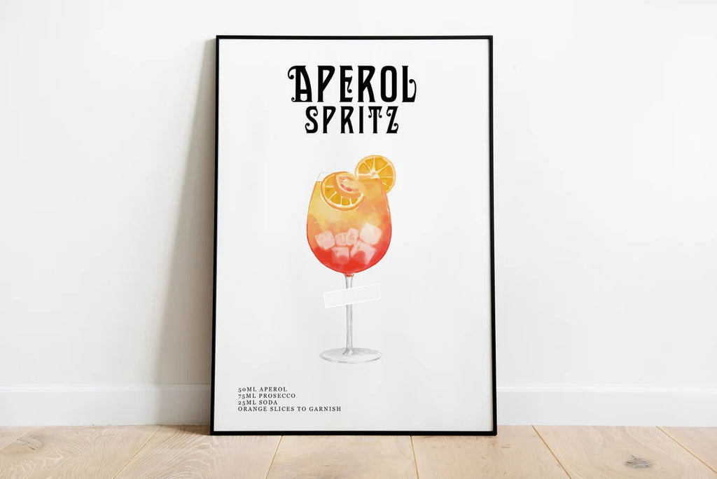 Drink Recipe Canvas Print