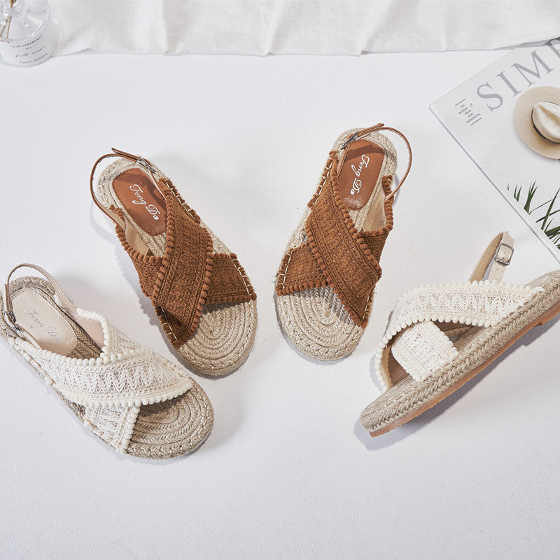 Cairo Woven Sandals