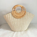 Sifnos Straw Beach Handbag