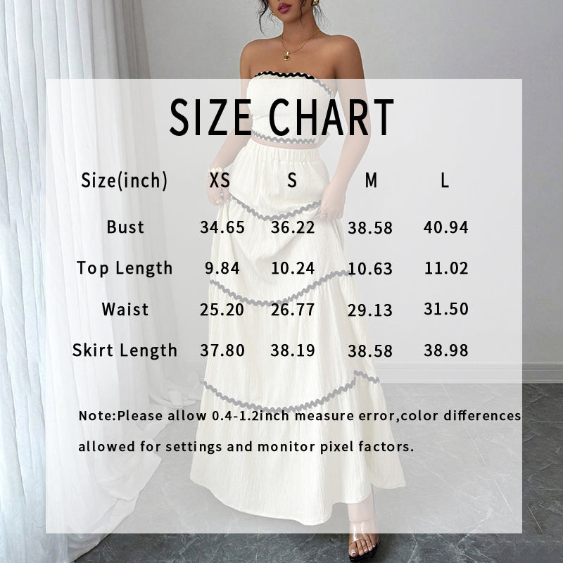 Andros Strapless Skirt Set