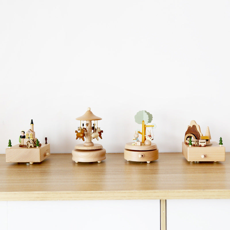Children's Wooden Music Box