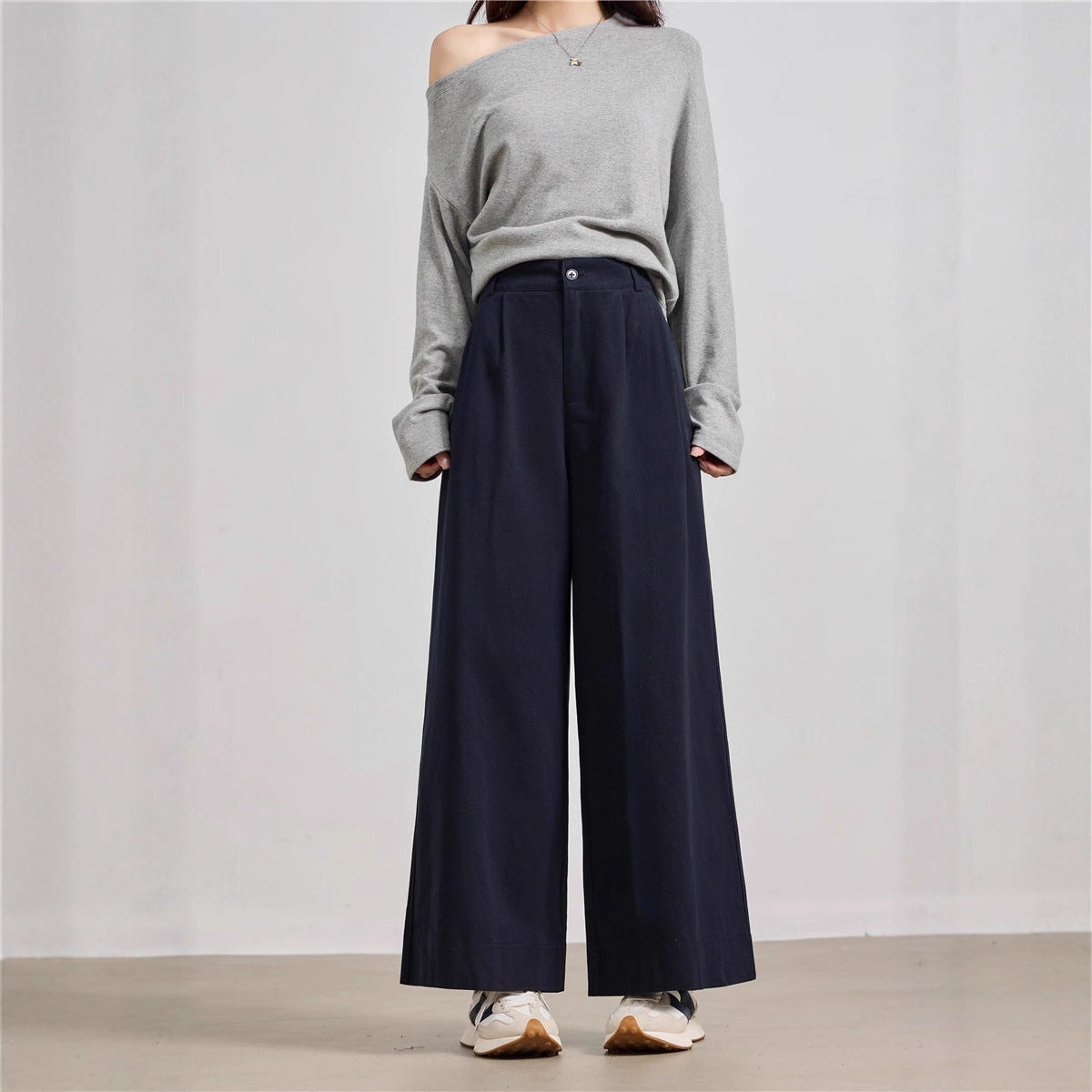 Wide Leg Casual Pant