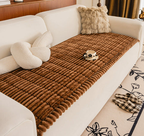 Plush Pet Sofa Protector Pad