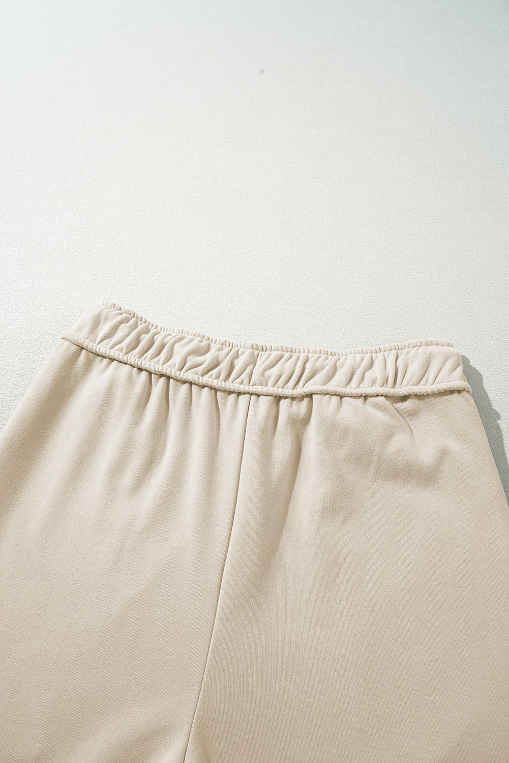 Apricot Drawstring Casual Pants