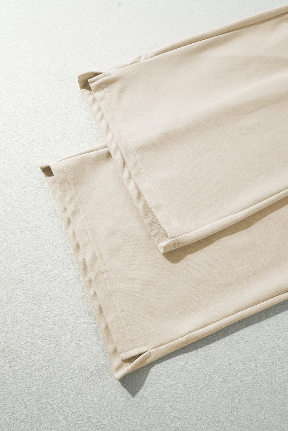 Apricot Drawstring Casual Pants