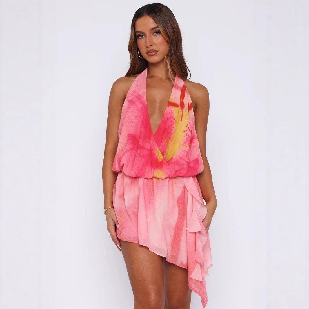 Bonaire Halter Mini Dress
