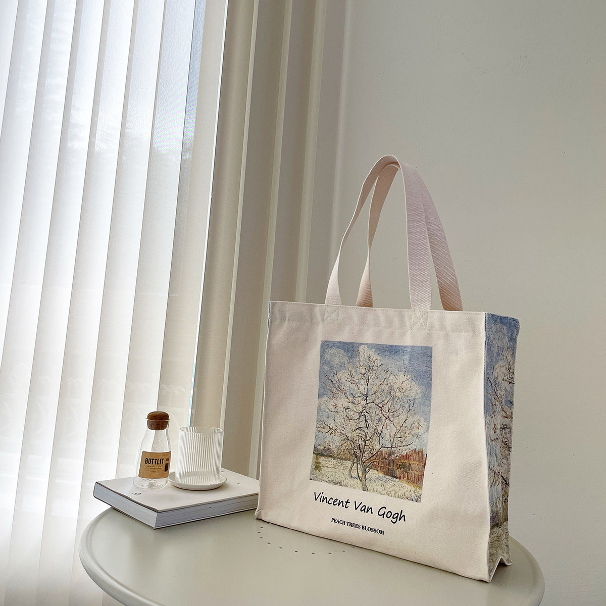 Printed Classic Art Canvas Tote Bag
