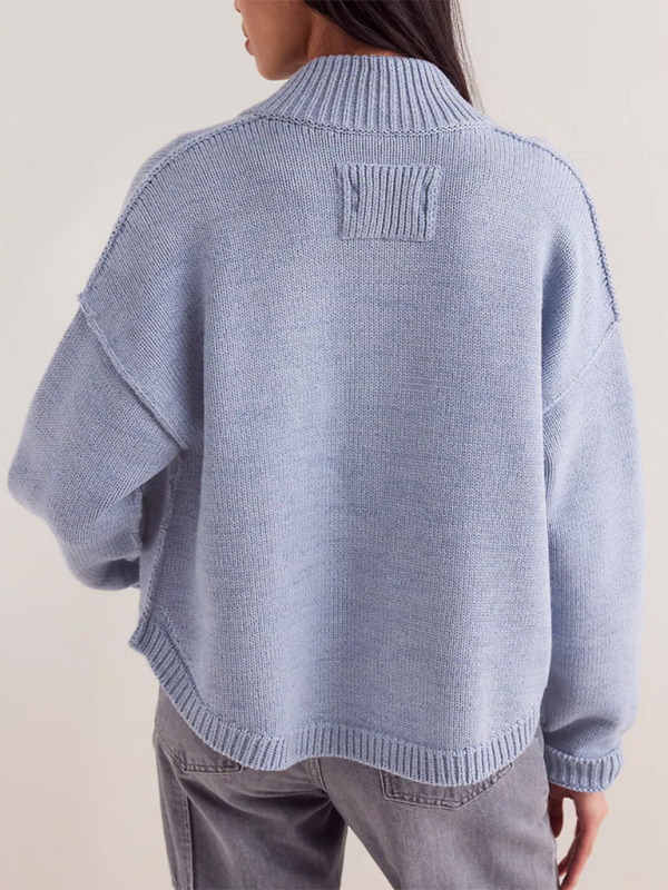 Knit Button Up Cardigan